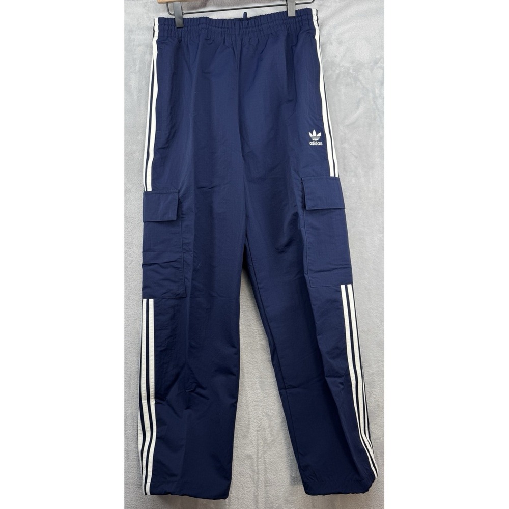 Adidas Originals Adicolor Classics 3-Stripes Cargo Pants HR3362 Blue Men's S NWT